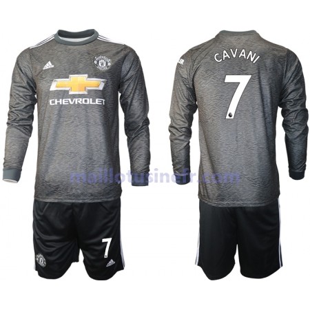 Maillot de Foot Manchester United Edinson Cavani 7 Extérieur 2020-21 Manches Longues - Enfant Maillot de Foot Manchester United Edinson Cavani 7 Extérieur 2020-21 Manches Longues - Enfant